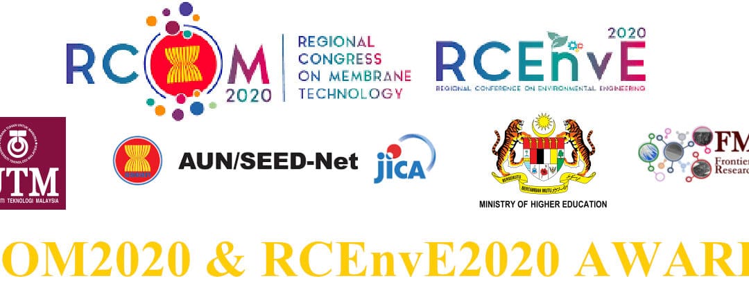 RCOM2020 & RCEnvE 2020 – Awards Receipients
