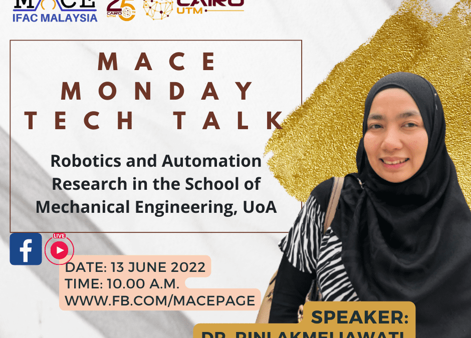MACE Tech Talk – Dr. Rini Akmeliawati