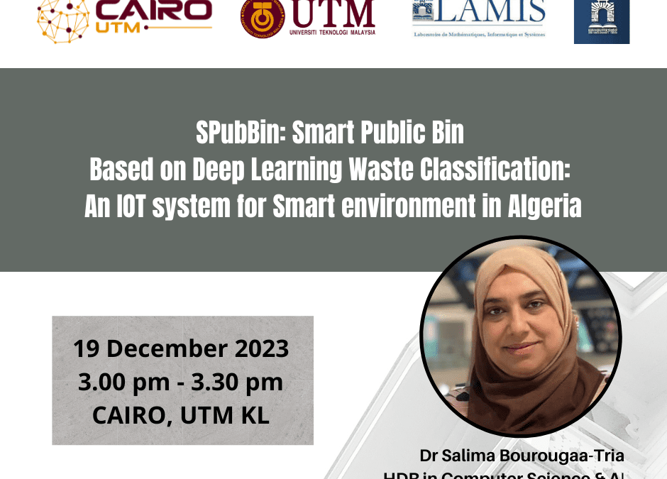 SPubBin: Smart Public Bin Based on Deep Learning Waste Classification: An IOT system for Smart environment in Algeria