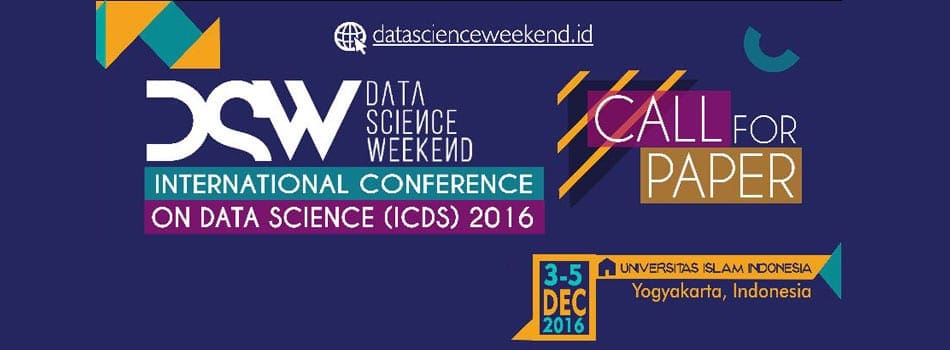 3 – 5 DEC 2016 : Data Science Weekend (International Conference on Data Science – ICDS 2016)