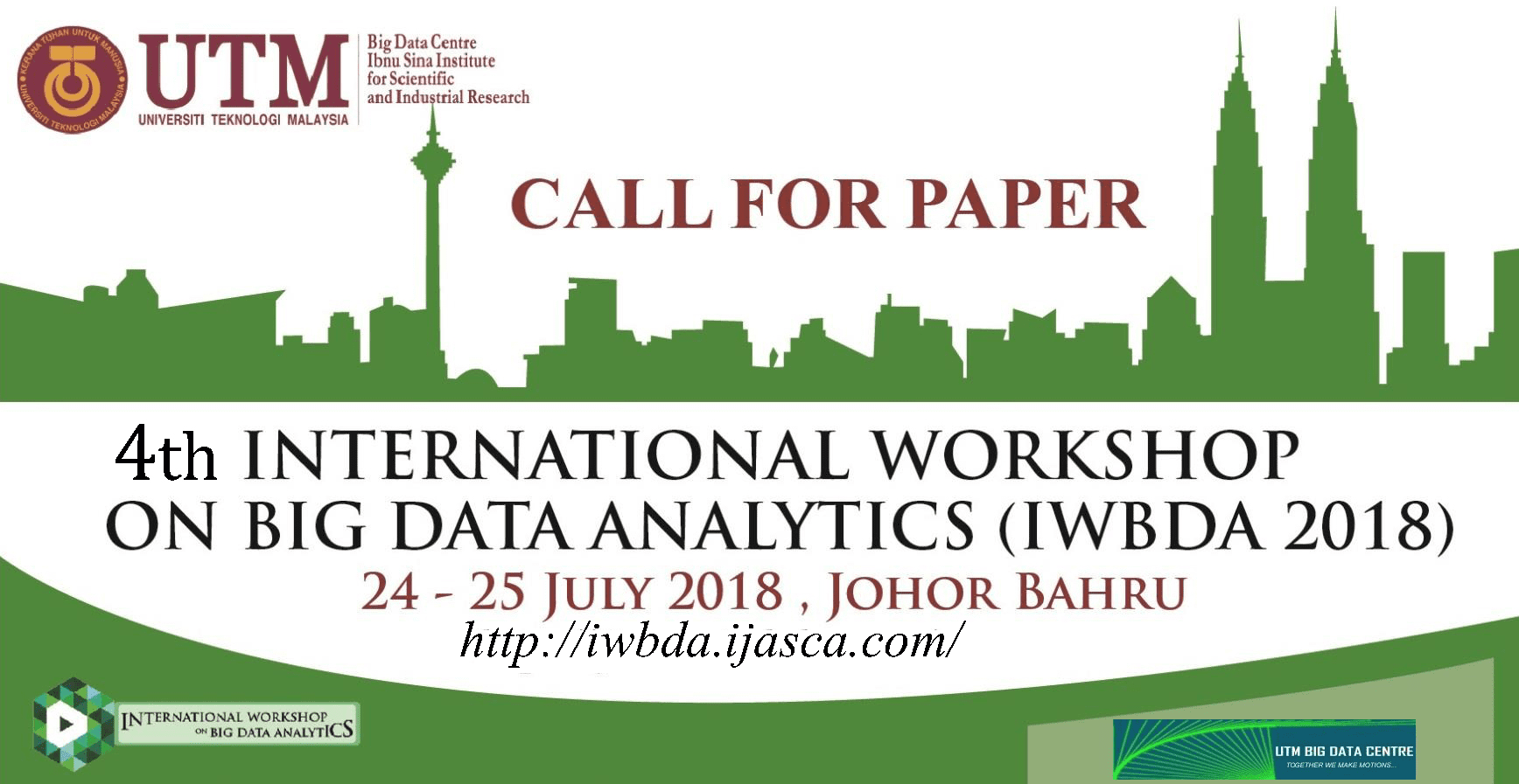 1 DAY LEFT : Paper Submission Deadline IWBDA 2018 (CLOSED)
