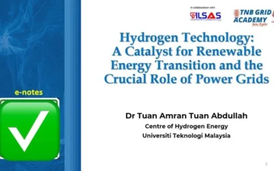 UTM CHE Conducts Hydrogen Technology Forum Session at TNB ILSAS