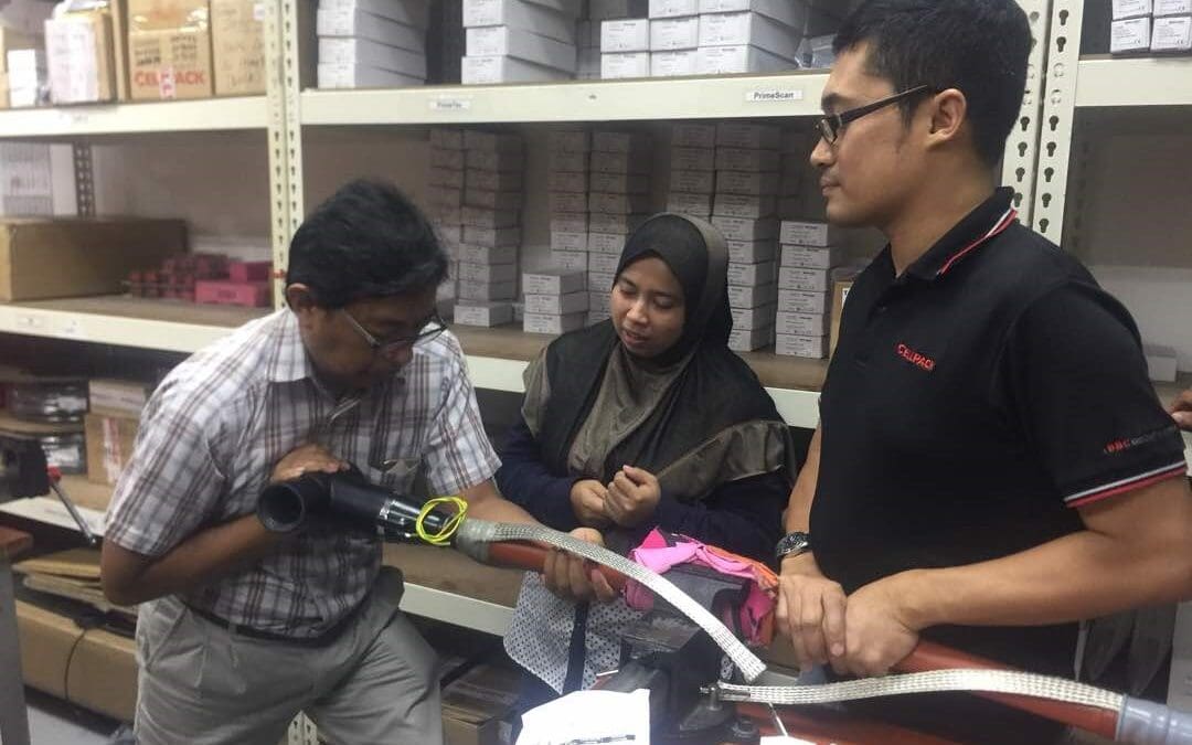 Training on Plug-in Separable Cable Joint with Behr Bircher Cellpack Malaysia