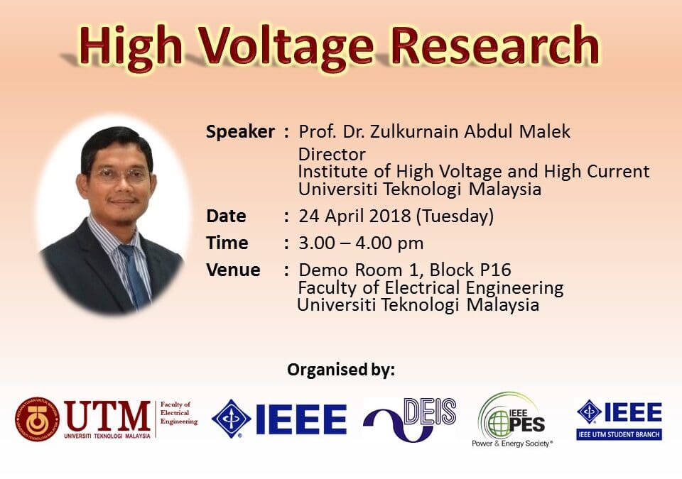 High Voltage Research Talk