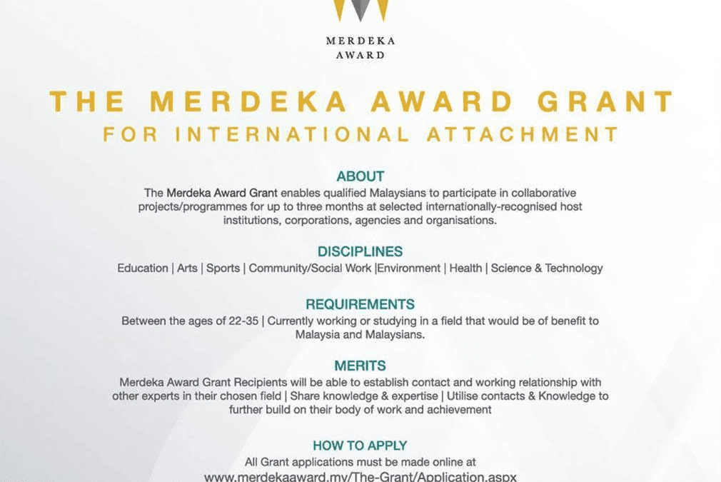 The Merdeka Award / Grant 2021