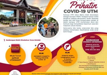 COVID-19 PRIHATIN FUND: UTM CALLS FOR AID AND DDVCRI WILL ANSWER