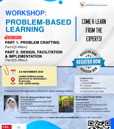 Workshop on Problem-Based Learning (Part 1 & 2)